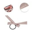 thumbnail image 3 of Unique Bargains 1 Pc Simple Solid Bow Ribbon Hair Elastic Band for Home Pink, 3 of 5