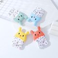 thumbnail image 3 of 3 Pack Teething Mitts BPA Washable Durable Baby Teething Gloves Anti-Scratch Baby Protective Gloves, 3 of 5