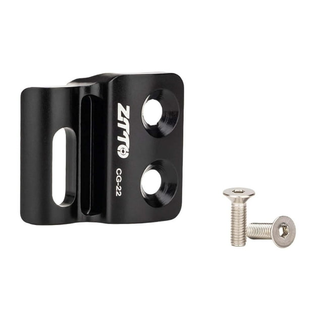 Patilla de Cambio Delantera para Bicicleta, Aleación de Aluminio CNC, Pieza Adaptadora de Cambio Delantero, Engranaje de Cuadro para Bicicletas de Car CG22 Negro