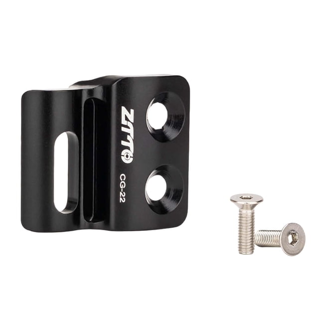 Patilla de Cambio Delantera para Bicicleta, Aleación de Aluminio CNC, Pieza Adaptadora de Cambio Delantero, Engranaje de Cuadro para Bicicletas de Car CG22 Negro
