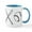 White/Blue Inside, variant on CafePress - Baseballs And Bats - 11 oz Ceramic Mug - Novelty Coffee Tea Cup