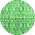 thumbnail image 1 of Ahgly Company Indoor Round Persian Emerald Green Traditional Area Rugs, 8' Round, 1 of 4