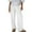 #White, variant on DPTALR Women's Ribbed Barrel Leg Wide Leg Comfy Fall Business Casual Lounge Pants,Army Green,Size M