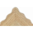 thumbnail image 5 of KLAVATE Natural Jute Hand Braided Scalloped Wave Edge Farmhouse Jute Rug, 5 of 5