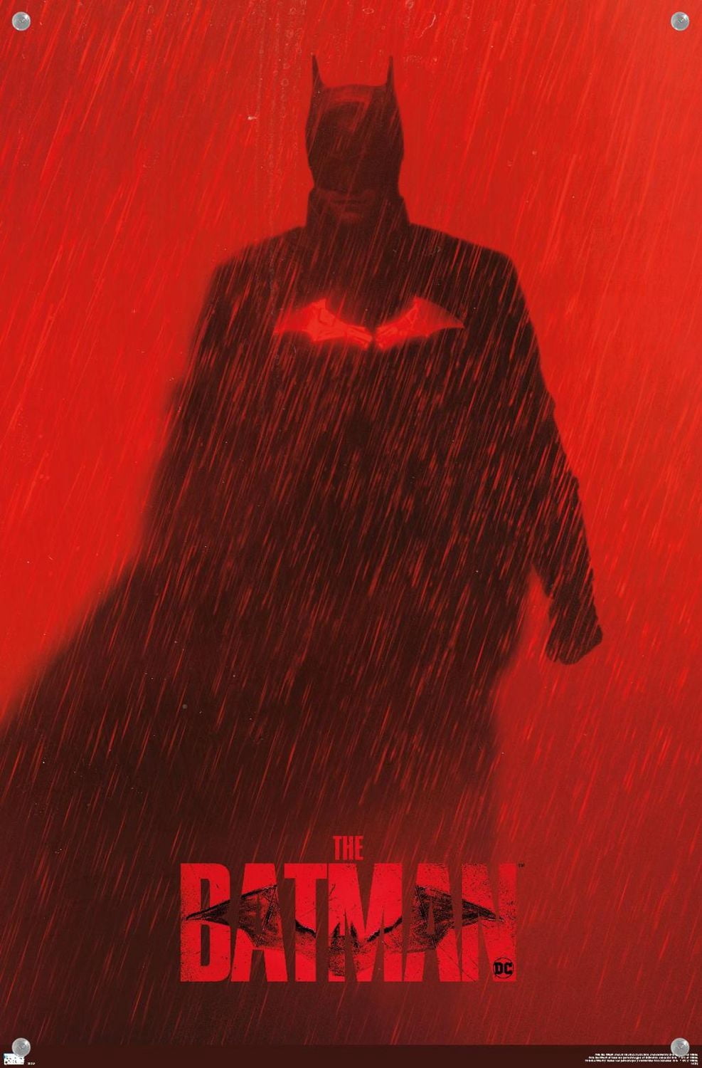 DC Comics Movie The Batman - Batman Teaser One Sheet Wall Poster, 14.725" x 22.375"