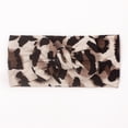 thumbnail image 2 of FASHOFT Newborn Infant Baby Girls Leopard Print Headbands Wide Band Seamless Bow Ins Style For Baby Daily Wear Baby Gear D One Size, 2 of 4