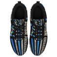 thumbnail image 2 of Autism Awareness Running Shoes Sneakers Mesh Black Size 7, 2 of 5