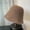 Mocha, variant on Concave Design Abstinence Style Wool Fisherman Hat, Feminine And Soft Bucket Hat, Autumn And Winter Japanese Literary Network Red Basin Hat
