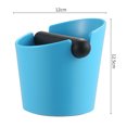 thumbnail image 2 of Ndcxsfigh Coffee Slag Knock Box Antideslizante Espresso Dump Grind Papelera para Barista (Azul), 2 of 7