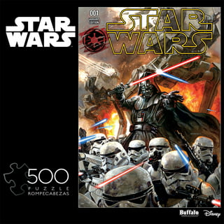 Star Wars Original Trilogy 3 in 1 Panoramic Puzzle Set 211 Total Pieces 