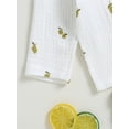 thumbnail image 5 of Infant Baby Boys Girls Fall Clothes Long Sleeve Lemon Print Tops and Pants Set Newborn 2Pcs Fall Outfits, 5 of 8