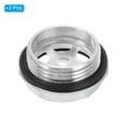 thumbnail image 3 of Uxcell Air Compressor Oil Sight Glass, 2 Pack G 1-1/4" Aluminum Oil Liquid Level Gauge, 3 of 5