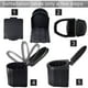 thumbnail image 2 of Advancent Inodoro portátil de plástico para automóvil, plegable, reutilizable, lavable, para acampar, pescar, emergencia, montañismo, carpas con tapa, 2 of 6