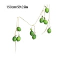 thumbnail image 2 of EGNMCR Home Decor, Room Decor Artificial Lemon Hanging Garland String With 9 Faux Lemons Rural Jute Rope Wall Decor For Kitchen Summer Farmstead Home Decoration Pl astic imitation lemon string, 2 of 5