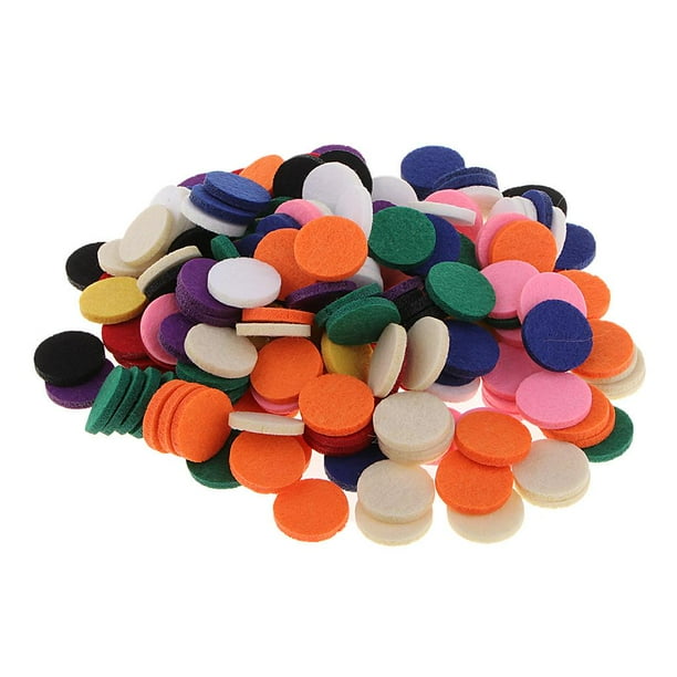 2 Lot Bulk Pick Difusor de perfume de aceite esencial Medallón 21 mm Almohadilla de repuesto para ambientador de ventilación de coche Colgante Mezclado