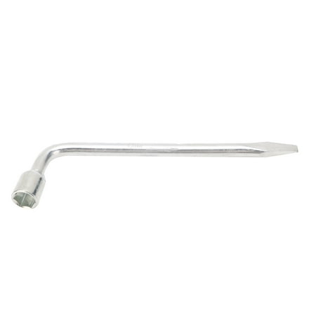

L-Type Hex Socket Wrench with Slotted End 19mm Steel Repair Tool for Cars (#45 Steel)