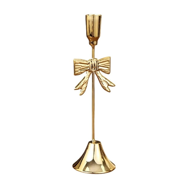 Candelabro de metal, soporte para velas, accesorio decorativo para fotografía, candelabro L