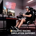 thumbnail image 3 of QinaQin Support de Volant de Course, Cockpit de Simulateur Pliable pour Logite-ch, Thrustmaster, Fanatec et Volants de Direction Hori, 3 of 7