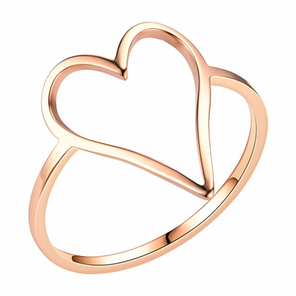 DESIGNICE 2026 New Rings for Women for Party Casual Electroplating Gold Rings for Women Simple Womens Rings Rize 9
