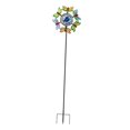 thumbnail image 1 of Spinners de viento Escultura de viento 360  degree Cabriculación de reemplazo de reemplazo Adorno de césped de 55 pulgadas de alto para el balcón del porche, 1 of 9