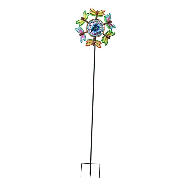 Spinners de viento Escultura de viento 360 degree Cabriculación de reemplazo de reemplazo Adorno de césped de 55 pulgadas de alto para el balcón del porche