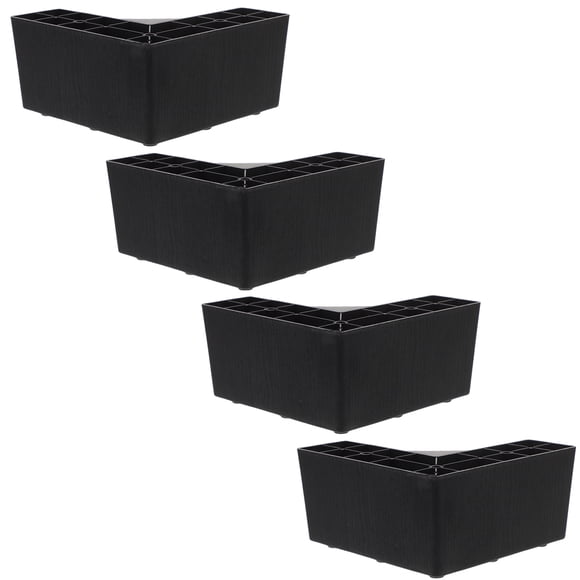 4pcs Plastic Furniture Legs L-shaped Sofa Couch Legs Bed Replacement Legs