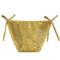 thumbnail image 3 of YueHuiYing Women's Bow Front G String Polka Dots Print Cheeky Panties Cute Mid Rise Underwear Thongs, 3 of 3