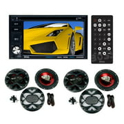 BOSS BV9362BI 6.2″ Touchscreen DVD/CD Car Player + 4 Speakers 6.5″ with Bluetooth USB SD MP3 AUX Input