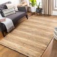 thumbnail image 4 of BoutiqueRugs Quebradillas Hand Woven Jute No Pile Area Area Rug - Black, Olive - 8'10" x 12', 4 of 7