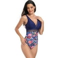 thumbnail image 2 of FJUCHAI Womens One Piece Swimsuits Deep V Neck Swimwear，Bathing Suits Bathing Suit for Women S-XXL, 2 of 9