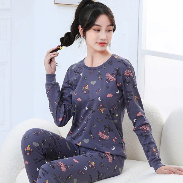 Nuevos pijamas de Navidad para niños de 12, 14, 16 y 18 años, ropa de dormir para niños grandes, pijamas de animales con oso para niños, conjunto de ropa de noche de dibujos animados para niñas