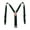 Hunter Green, variant on Perry Suspenders Mens Elastic Hook End 1 1/2 Inch Suspenders - Hunter Green, Tall