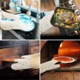 thumbnail image 5 of Silicone Oven Gloves, Extra Long Heat Resistant Silicone Oven Mitts, Non-slip, 5 of 5