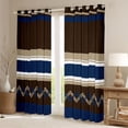 thumbnail image 2 of Homewish Modern Abstract Lines Curtains Pack of 2 (42x84 Each), Chic Stripes Ombre Curtains Blackout, Teens Child Adult Women Bedroom Curtains, Window Curtains Decor, 2 of 6