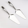 thumbnail image 4 of Raindrops 2Pcs Stainless Steel Cake Server and Pie ula for Kitchen Serving Silver, 4 of 7