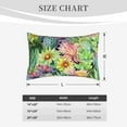 thumbnail image 6 of Haiem Pillowcase for Hair and Skin Queen - Watercolor Blooming Cactus Printed Soft Pillowcase with Envelope Closure-20"x30", 6 of 9