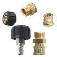 thumbnail image 6 of Pressure Brass Washer Adapter Kit M22-14mm 1/4\\\\\\\" For Connecting Pressure Washer Hose Rods Quick High Quality Connect Accessory, 6 of 12