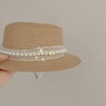 thumbnail image 2 of Fairy Hat Children‘s Pearl Lace Fairy Floating Sunshade Straw Hat, 2 of 7