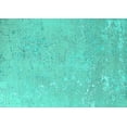 thumbnail image 1 of Ahgly Company Indoor Rectangle Oriental Turquoise Blue Industrial Area Rugs, 2' x 5', 1 of 4