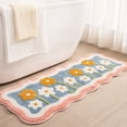 thumbnail image 3 of 1pc, Absorbent Flower Bath Mat - Non-Slip Indoor Floor Mat for Shower Room, Toilet, and Home Decor, 3 of 4