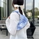 thumbnail image 4 of Moda Tie Dye Print Canvas Underarm Bag Mujer Bolsos plisados ​​(Azul) Likrtyny Para estrenar, 4 of 9