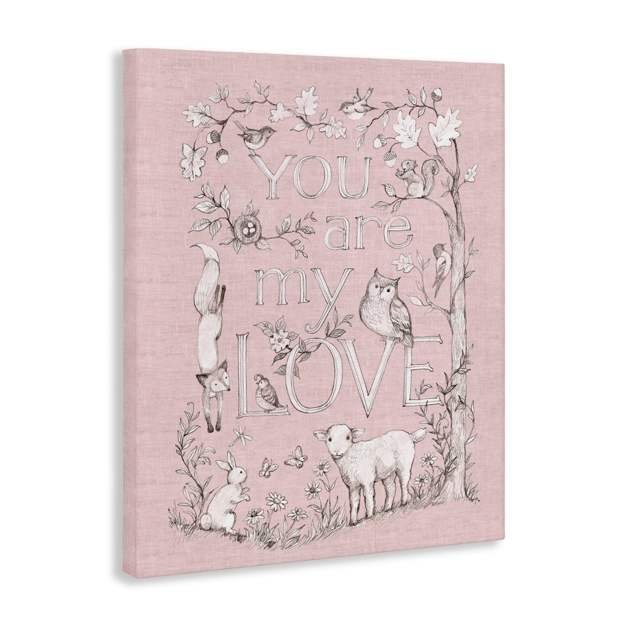 Stupell Industries You Are My Love Canvas Wall Art, design by Susan Winget