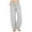 White, variant on Diufon Women's Casual Trousers Waisted Drawstring Wide Leg Pants Stripe Lounge Pants with Pocket
