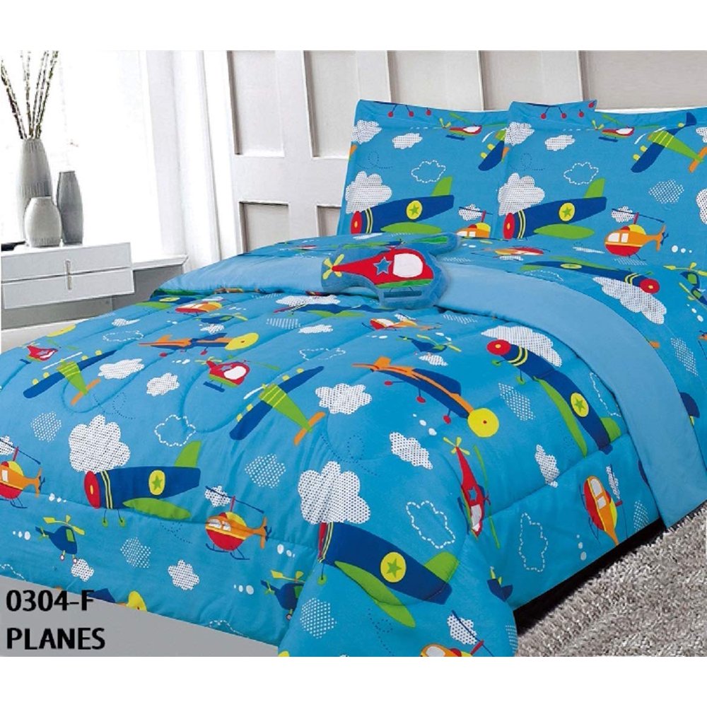 6PC Twin Comforter or 8PC Full Comforter set for Kids Bedroom Availbale