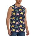 thumbnail image 2 of Balery Turtle Men's Sleeveless Muscle Shirts Workout Tank Top, Moisture Wicking, Odor Protection-Large, 2 of 8
