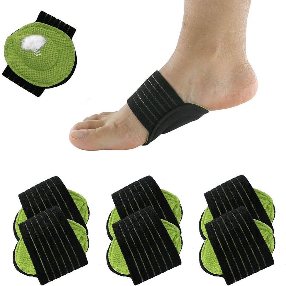Aptoco 3 Pairs Arch Support Pads Heel Foot Pain Relief Plantar ...