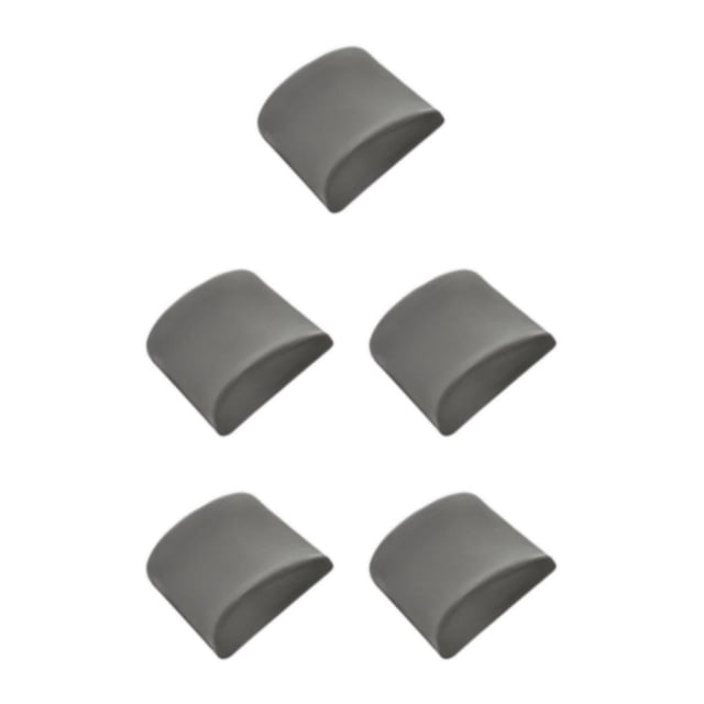 Cojín de cintura Billuyoard con puntos de masaje para sillas de comedor Malla gris
