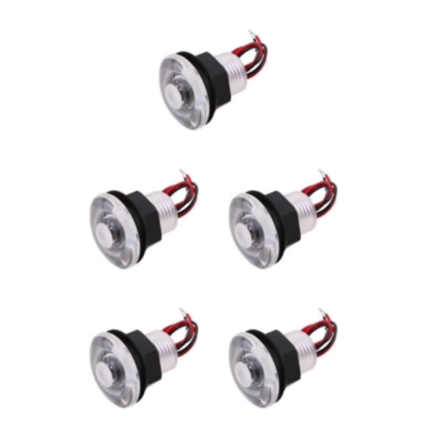 Wweixi Boat LED Livewell Courtesy Stair LED Lamp Light Waterproof Blue 5Set