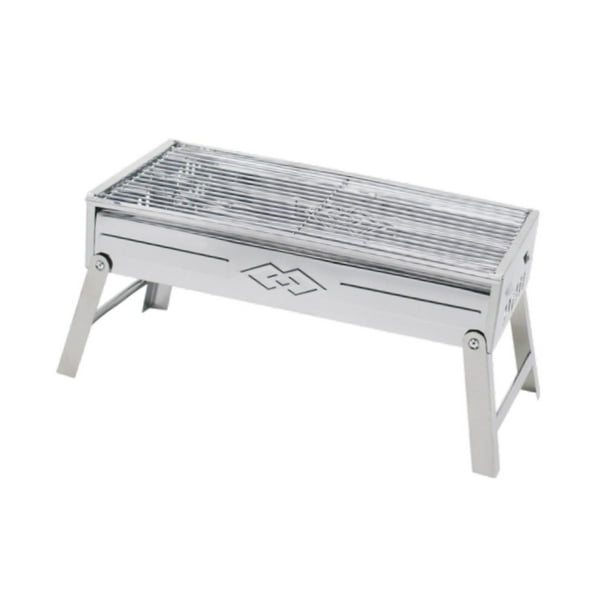 Parrilla plegable para barbacoa, asador de carne, para camping, patio, casa, jardín, camping 45 cm x 23 cm x 225 cm