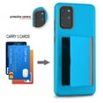 thumbnail image 2 of Cover for Samsung Galaxy S20 Plus (6.7") Credit Card Wallet Back Storage Invisible Pocket Dual Layer Hard PC TPU Hybrid Protective Phone Case Fit Galaxy S20 Plus / Galaxy S20+ [ Blue ], 2 of 6